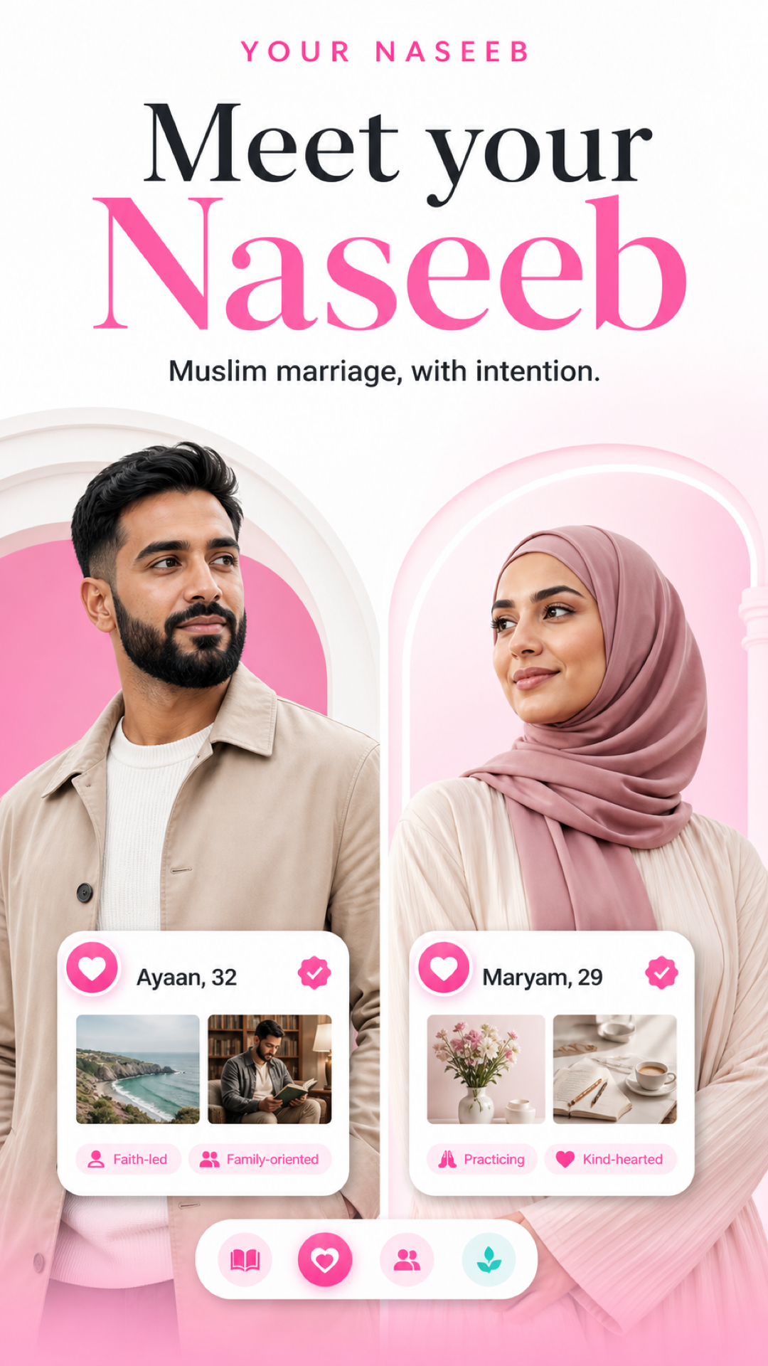 Meet your Naseeb app preview