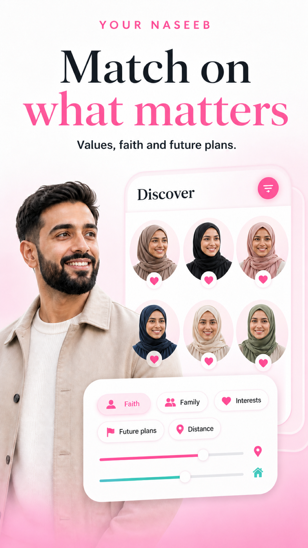 Match on what matters app preview